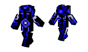 Blue Robot Skin