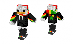 Dj Chicken Rasta Skin