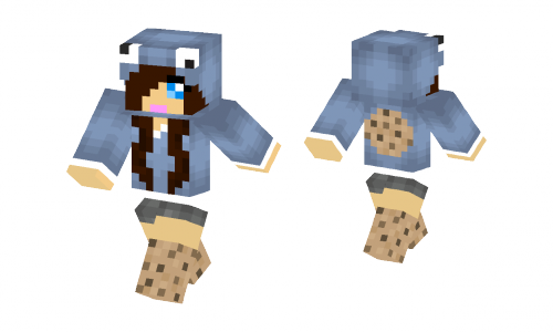 Fixed Cookie Monster Girl Skin