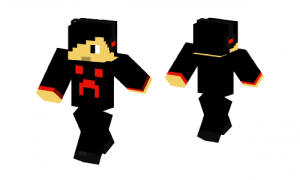 Fixed Red Creeper Boy Skin