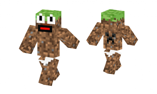 Grass Block And Lol Skin