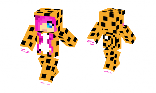 Leopard Girl Skin