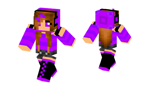 Purple Girl Skin