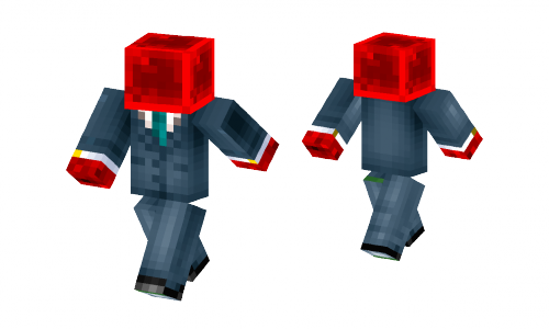 Redstone Block Skin Minecraft Skin